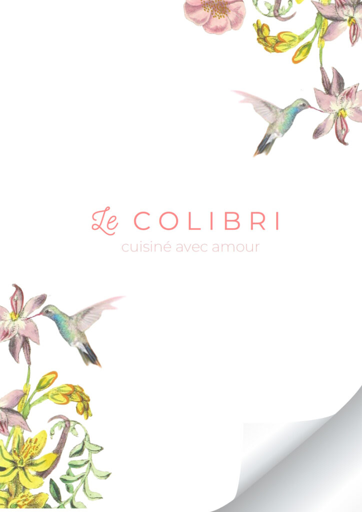 Le Colibri - La carte